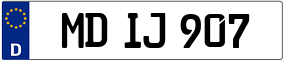 Truck License Plate